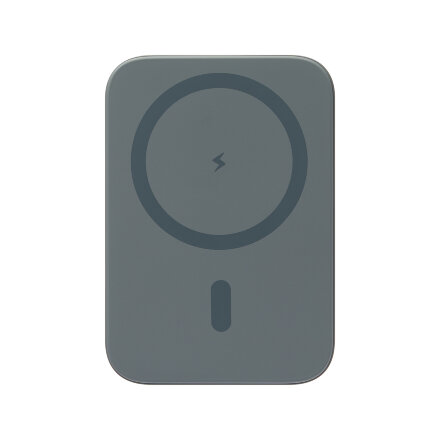 Внешний аккумулятор Union PD 10000mAh с функцией беспроводной зарядки 15W, серый