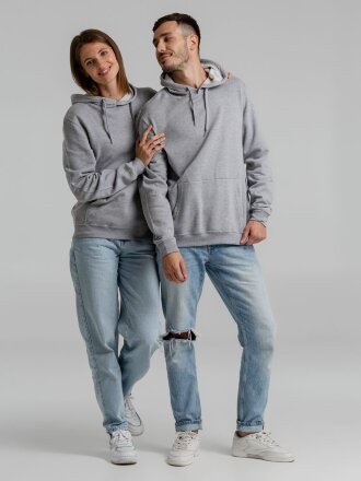 Толстовка с капюшоном Snake II серый меланж Толстовка с капюшоном Snake II серый меланж