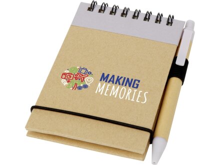 Блокнот А7 Zuse с ручкой шариковой, лиловый Блокнот А7 Zuse с ручкой шариковой, лиловый