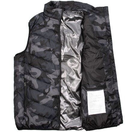 Жилет с подогревом Thermalli Valmorel, серый камуфляж Жилет с подогревом Thermalli Valmorel, серый камуфляж