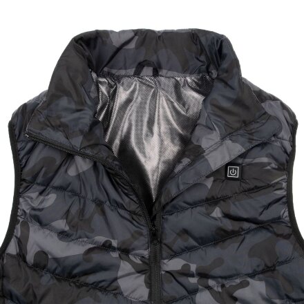 Жилет с подогревом Thermalli Valmorel, серый камуфляж Жилет с подогревом Thermalli Valmorel, серый камуфляж