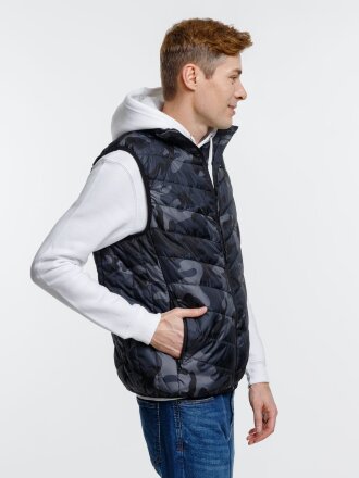 Жилет с подогревом Thermalli Valmorel, серый камуфляж Жилет с подогревом Thermalli Valmorel, серый камуфляж