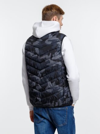 Жилет с подогревом Thermalli Valmorel, серый камуфляж Жилет с подогревом Thermalli Valmorel, серый камуфляж