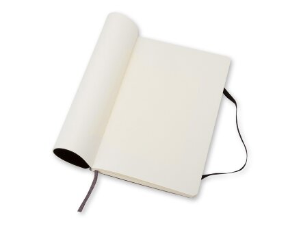 Записная книжка Moleskine Classic Soft (нелинованный), Large (13х21см), черный Записная книжка Moleskine Classic Soft (нелинованный), Large (13х21см), черный