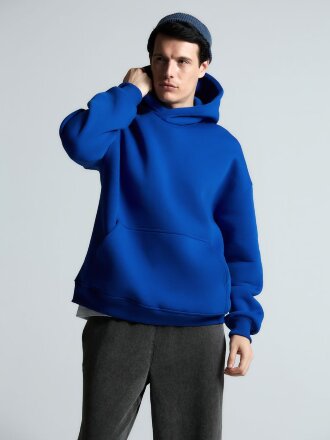 Худи Kulonga Oversize, ярко-синее Худи Kulonga Oversize, ярко-синее