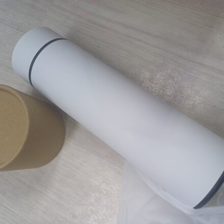 Вакуумный термос Module X с индикатором температуры, 500 мл, тубус, белый (Р)