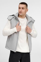 Жилет унисекс Sfera, светло-серый Жилет унисекс Sfera, светло-серый