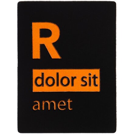 Лейбл Etha SoftTouch, M, черный Лейбл Etha SoftTouch, M, черный