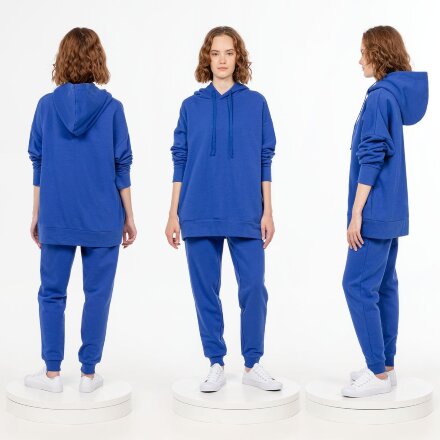 Худи унисекс H2, синее Худи унисекс H2, синее