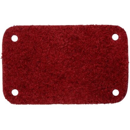 Лейбл кожаный Beta, S, красный Лейбл кожаный Beta, S, красный