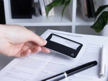 Лупа Visionary с подсветкой, черная Лупа Visionary с подсветкой, черная