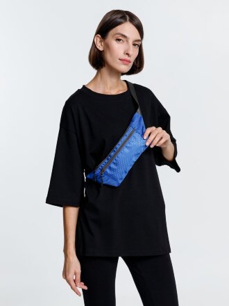 Спортивная поясная сумка Run for Fun, синяя Спортивная поясная сумка Run for Fun, синяя