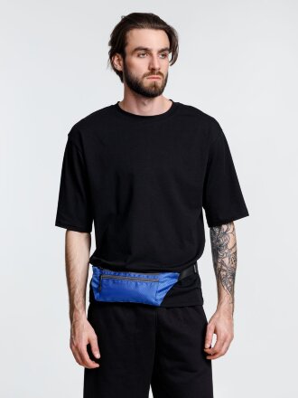 Спортивная поясная сумка Run for Fun, синяя Спортивная поясная сумка Run for Fun, синяя