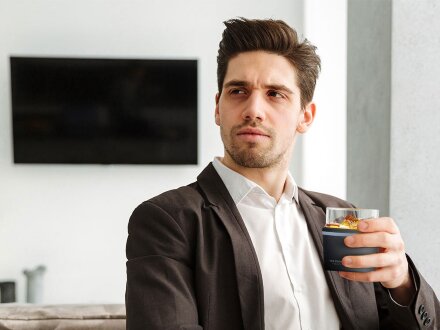 Тумблер для виски WHISKEY KUZIE, черный Тумблер для виски WHISKEY KUZIE, черный