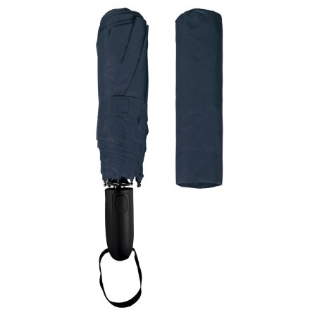 Складной зонт Magic с проявляющимся рисунком, темно-синий Складной зонт Magic с проявляющимся рисунком, темно-синий