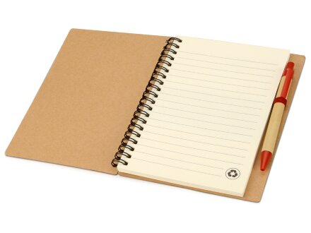 Блокнот Priestly с ручкой, красный Блокнот Priestly с ручкой, красный