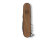 Нож перочинный VICTORINOX Spartan Wood, 91 мм, 10 функций, рукоять из орехового дерева с нанесением логотипа