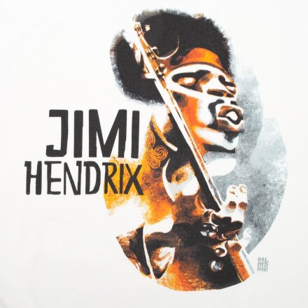 Футболка «Меламед. Jimi Hendrix», белая Футболка «Меламед. Jimi Hendrix», белая
