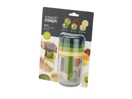Терка спиралайзер с тремя лезвиями и контейнером для хранения Spiro Терка спиралайзер с тремя лезвиями и контейнером для хранения Spiro
