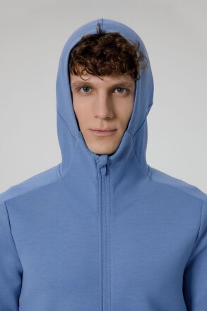 Куртка с капюшоном унисекс Begi, синяя Куртка с капюшоном унисекс Begi, синяя