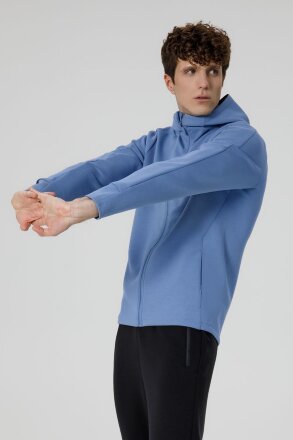 Куртка с капюшоном унисекс Begi, синяя Куртка с капюшоном унисекс Begi, синяя