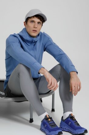 Куртка с капюшоном унисекс Begi, синяя Куртка с капюшоном унисекс Begi, синяя