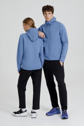 Куртка с капюшоном унисекс Begi, синяя Куртка с капюшоном унисекс Begi, синяя