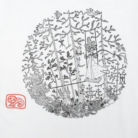 Футболка «Качели», белая Футболка «Качели», белая