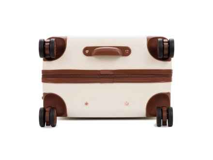 Чемодан BUGATTI Amelia, бежевый, поликарбонат / АБС-пластик, 42х24х67 см, 55 л