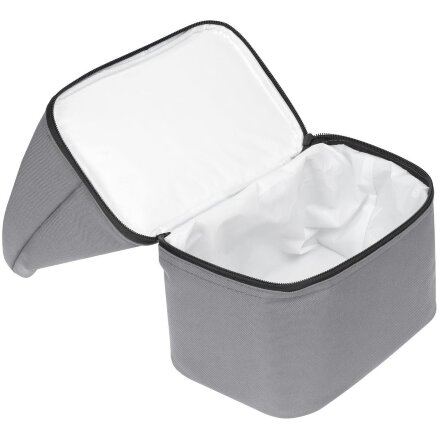 Термосумка с ланчбоксом Smakk, серая Термосумка с ланчбоксом Smakk, серая