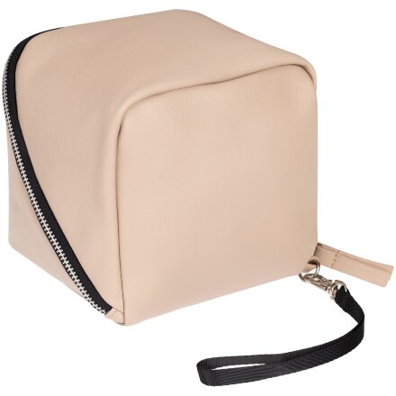Дорожная косметичка Cubo, бежевая Дорожная косметичка Cubo, бежевая