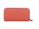 Кошелёк Cross Colors Coral, кожа наппа, фактурная, цвет коралловый с нанесением логотипа