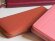 Кошелёк Cross Colors Coral, кожа наппа, фактурная, цвет коралловый с нанесением логотипа