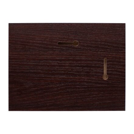 Плакетка Plaque, малая, вишня с серебристой пластиной Плакетка Plaque, малая, вишня с серебристой пластиной