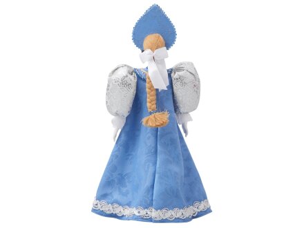 Подарочный набор: кукла фарфоровая, мед, голубой Подарочный набор: кукла фарфоровая, мед, голубой