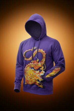 Толстовка с капюшоном Slam 320, фиолетовая Толстовка с капюшоном Slam 320, фиолетовая