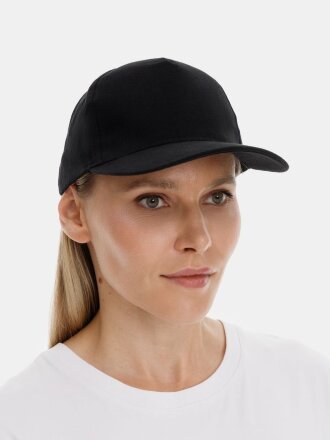 Бейсболка Long Beach, черная Бейсболка Long Beach, черная