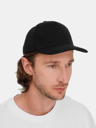 Бейсболка Long Beach, черная Бейсболка Long Beach, черная