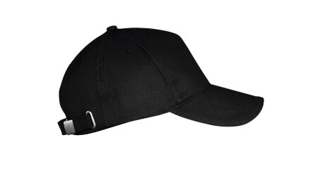 Бейсболка Long Beach, черная Бейсболка Long Beach, черная