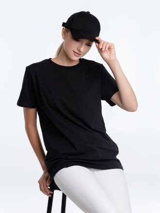 Бейсболка Long Beach, черная Бейсболка Long Beach, черная