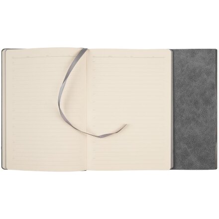 Ежедневник Petrus Flap, недатированный, серый Ежедневник Petrus Flap, недатированный, серый