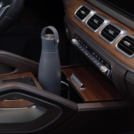 Термобутылка вакуумная герметичная Bosca, серая