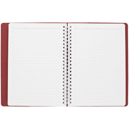 Ежедневник Spring Touch, недатированный, красный Ежедневник Spring Touch, недатированный, красный