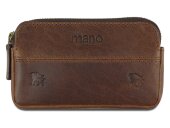 Ключница Mano Don Leon, натуральная кожа в коричневом цвете, 12 х 7 см Ключница Mano Don Leon, натуральная кожа в коричневом цвете, 12 х 7 см