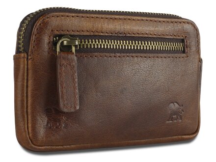 Ключница Mano Don Leon, натуральная кожа в коричневом цвете, 12 х 7 см Ключница Mano Don Leon, натуральная кожа в коричневом цвете, 12 х 7 см