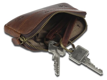 Ключница Mano Don Leon, натуральная кожа в коричневом цвете, 12 х 7 см Ключница Mano Don Leon, натуральная кожа в коричневом цвете, 12 х 7 см