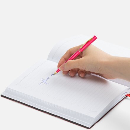 Ручка шариковая Euro Gold, розовая Ручка шариковая Euro Gold, розовая