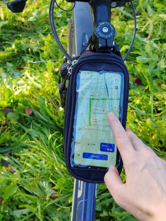 Велосумка Lead Foot, черная Велосумка Lead Foot, черная