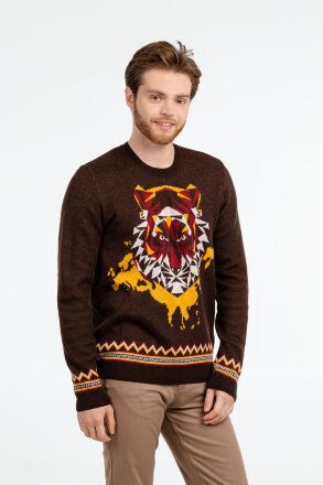 Джемпер Totem Tiger, коричневый Джемпер Totem Tiger, коричневый