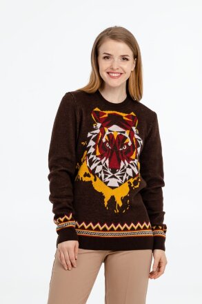 Джемпер Totem Tiger, коричневый Джемпер Totem Tiger, коричневый